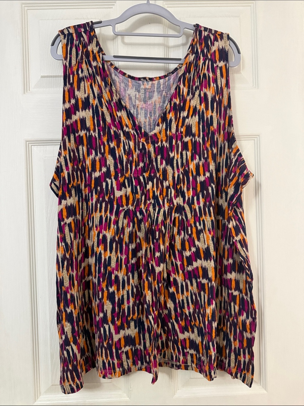 Lane Bryant V-Neck Sleeveless Tank Top Sz 26-28